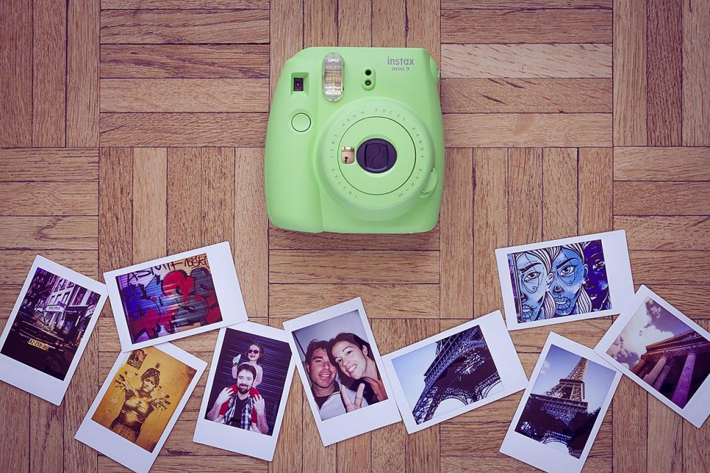 comment faire apparaitre une photo polaroid